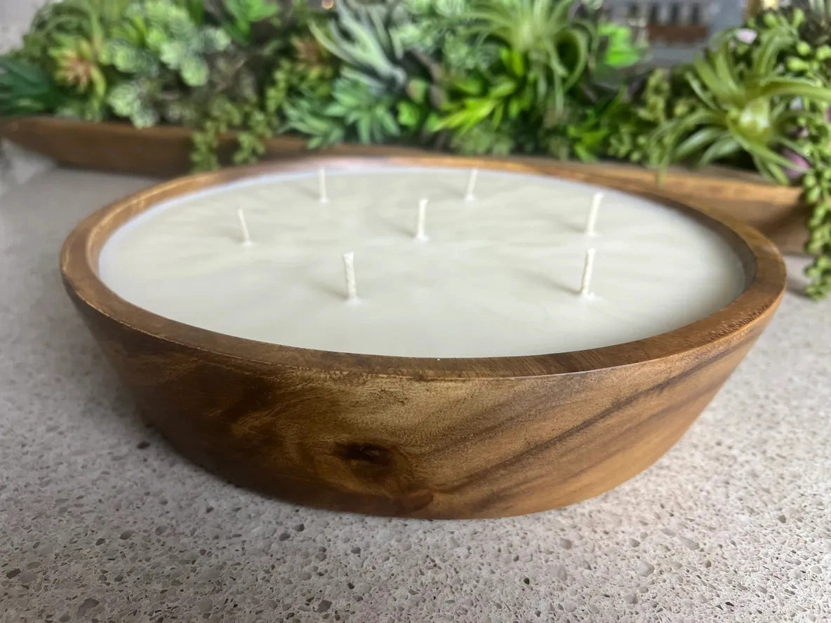8 Wick Round Boho Bowl