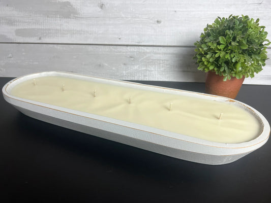 Sophie Kate 6 Wick Oval Farmhouse Candle Bowl