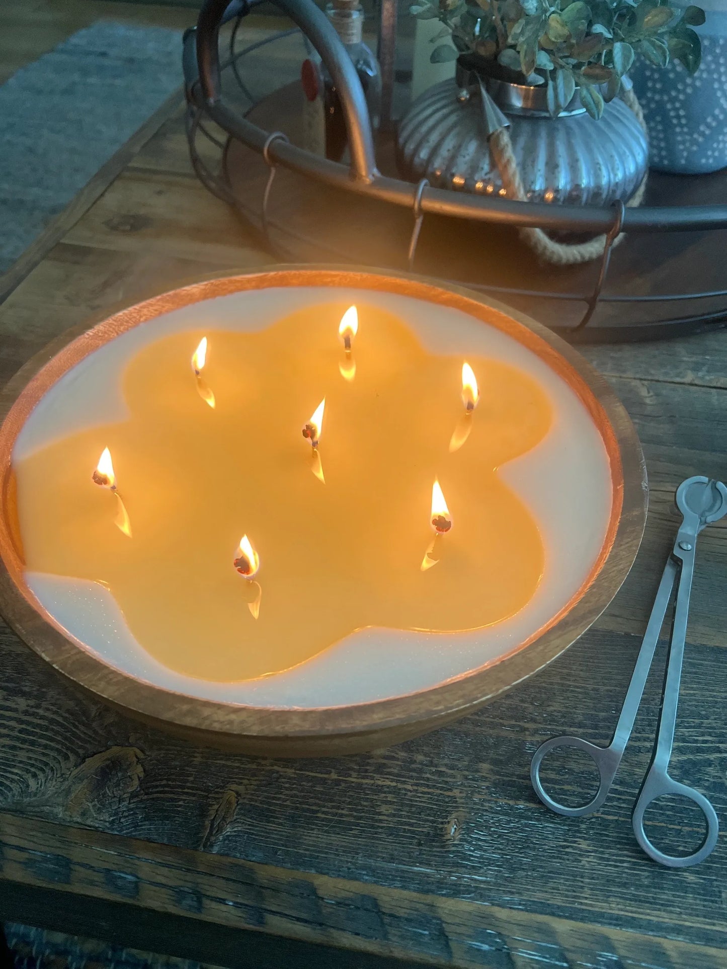 Sophie Kate 8 Wick Round Boho Candle Bowl