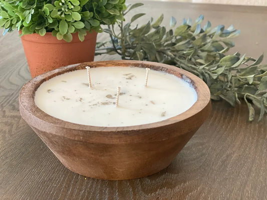 3 Wick Round Farmhouse Bowl