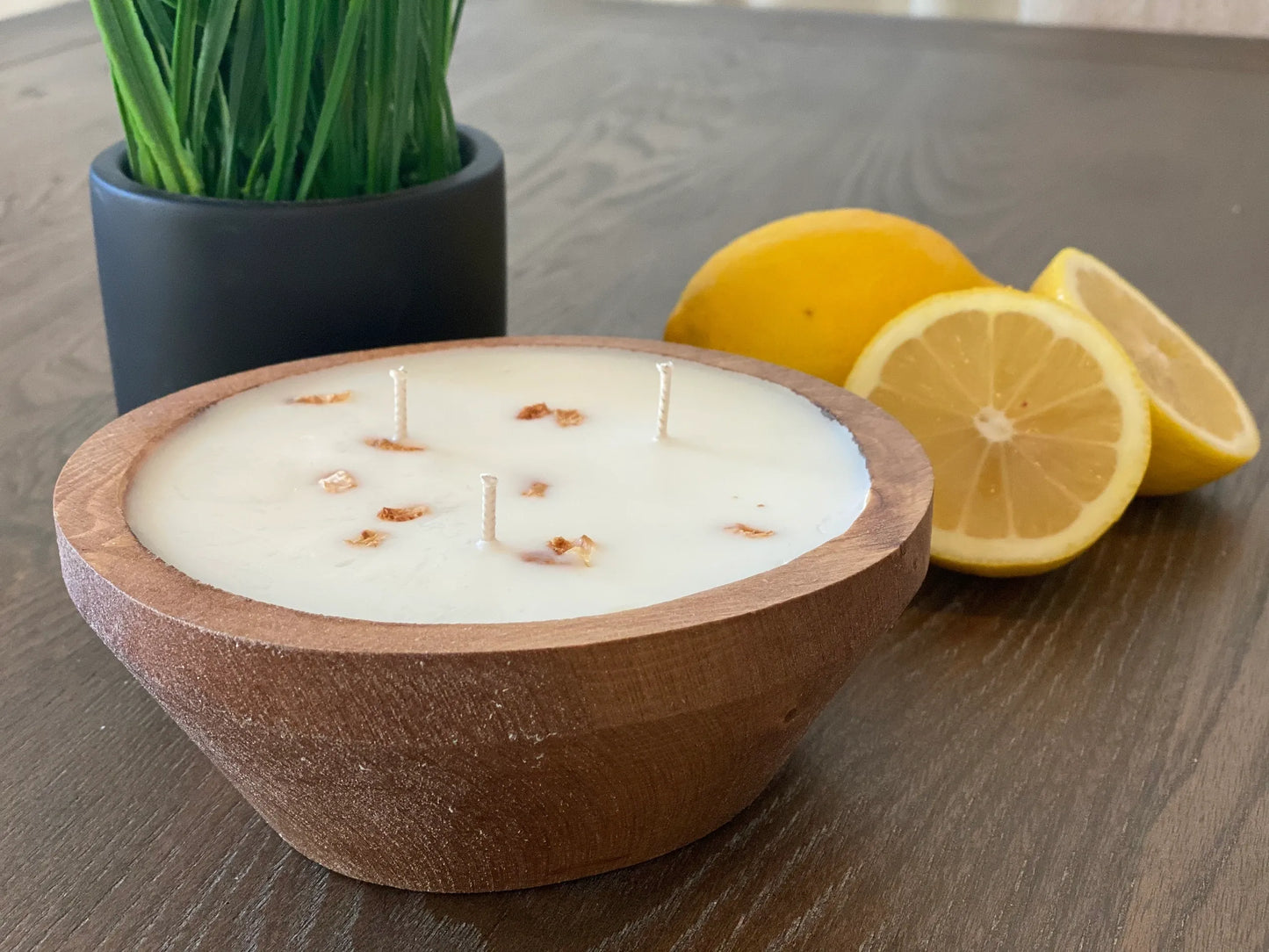 Sophie Kate 3 Wick Round Farmhouse Candle Bowl