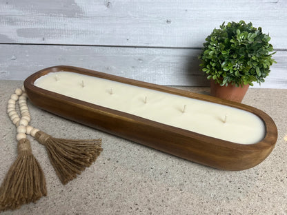 Sophie Kate 6 Wick Oval Boho Candle Bowl