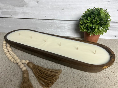 Sophie Kate 6 Wick Oval Farmhouse Candle Bowl