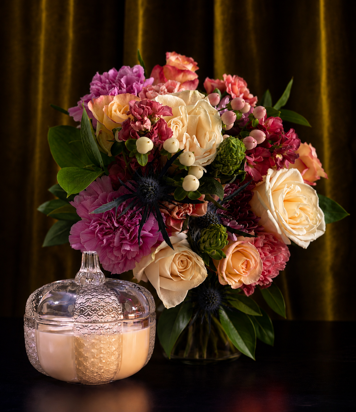 Kick off Fall! Bouquets and Candles Collab