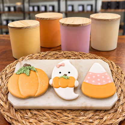 Halloween Candles and Cookies Collab