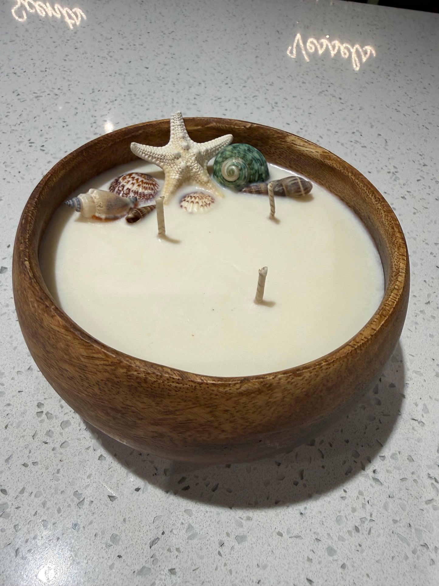 Sophie Kate Candle Dough Bowl with Botanicals