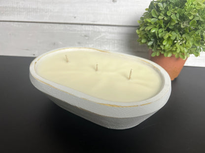 Sophie Kate 3 Wick Oval Farmhouse Candle Bowl