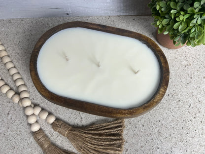 Sophie Kate 3 Wick Oval Farmhouse Candle Bowl