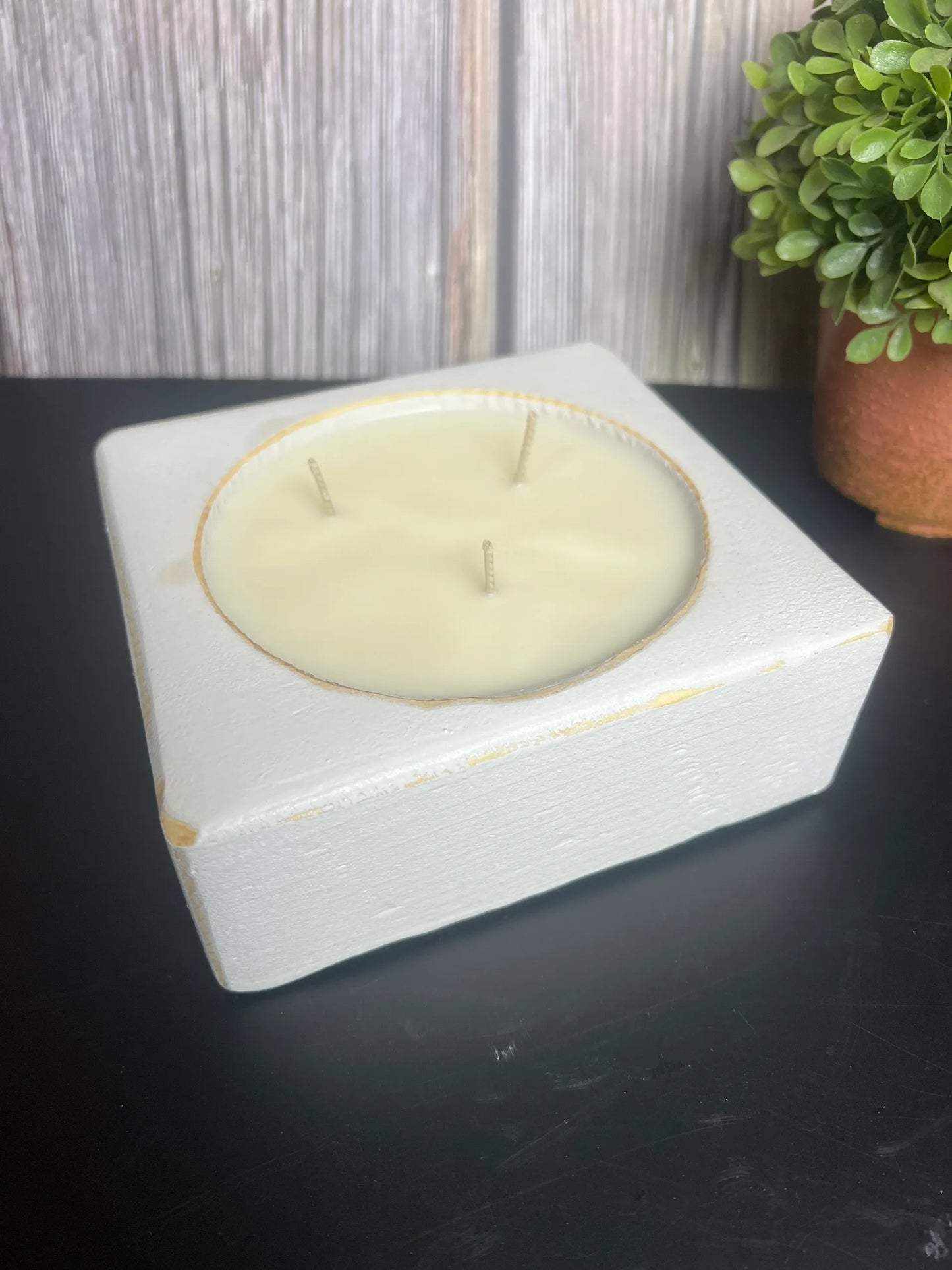Sophie Kate 3 Wick Farmhouse Candle Block