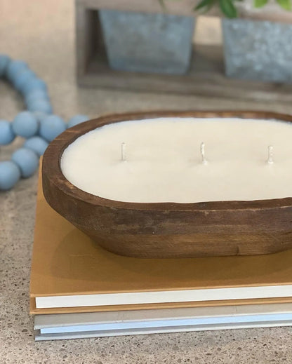 Sophie Kate 3 Wick Oval Farmhouse Candle Bowl