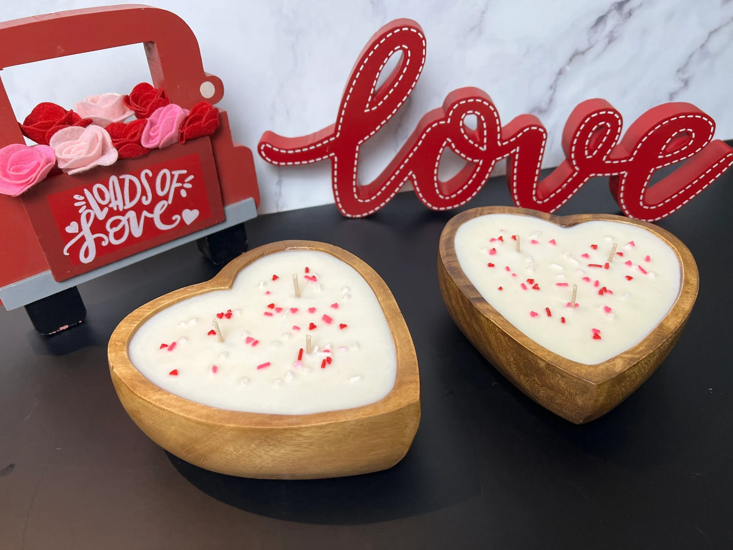 Sophie Kate 3 Wick Boho Heart Candle