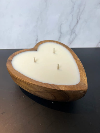Sophie Kate 3 Wick Boho Heart Candle