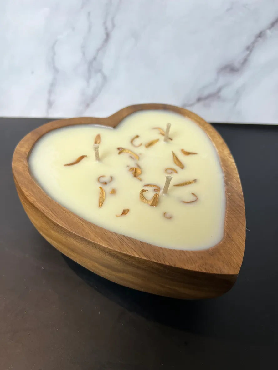 Sophie Kate 3 Wick Boho Heart Candle